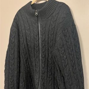 Men’s Full Zip Sweater By Schott Bros. Size 2XL